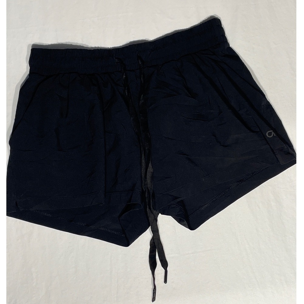 GapFit Womens Black Activewear Running Shorts XS Drawstring Pockets